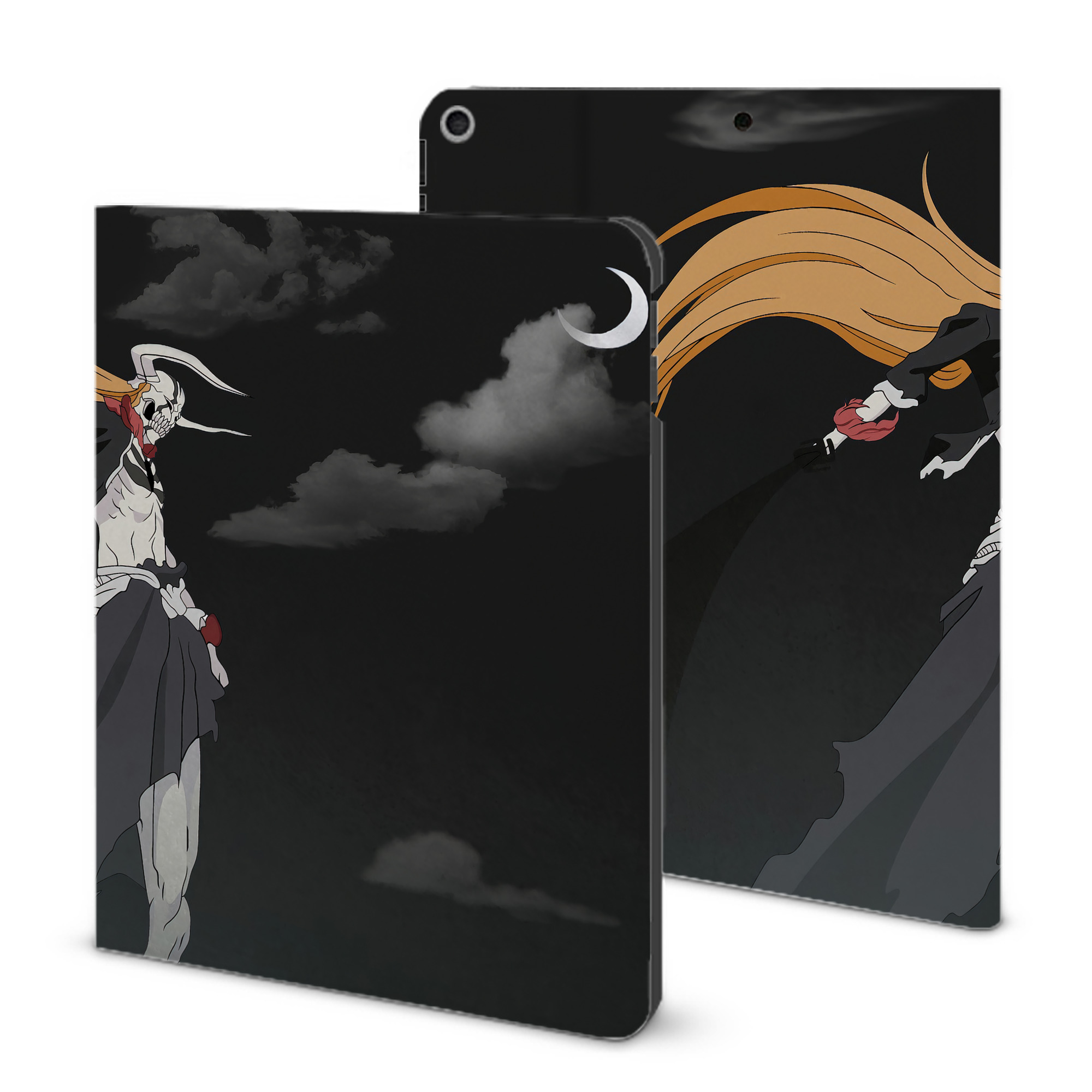 （画像用） ブリーチ BLEACH IPad ケース ブック型 PUレザー TPU 耐衝撃 軽量 薄型 ペン収納なし 全面保護 IPad 各モデル対応